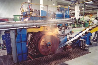 Continuous casting with hot rolling and 3 stands cold rolling tandem line for no