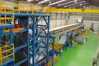 Línea de pintura para bobinas de aluminio