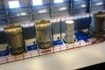 Annealing section for a carbon steel rolling mill plant
