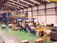 Color coating line for aluminium coils