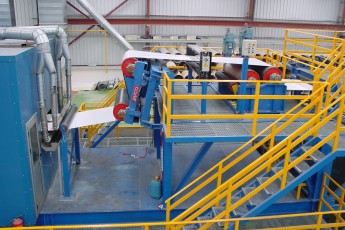 Color coating line for aluminium coils