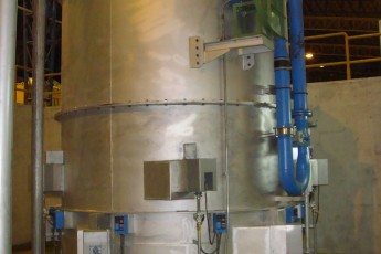 Annealing section for a carbon steel rolling mill plant